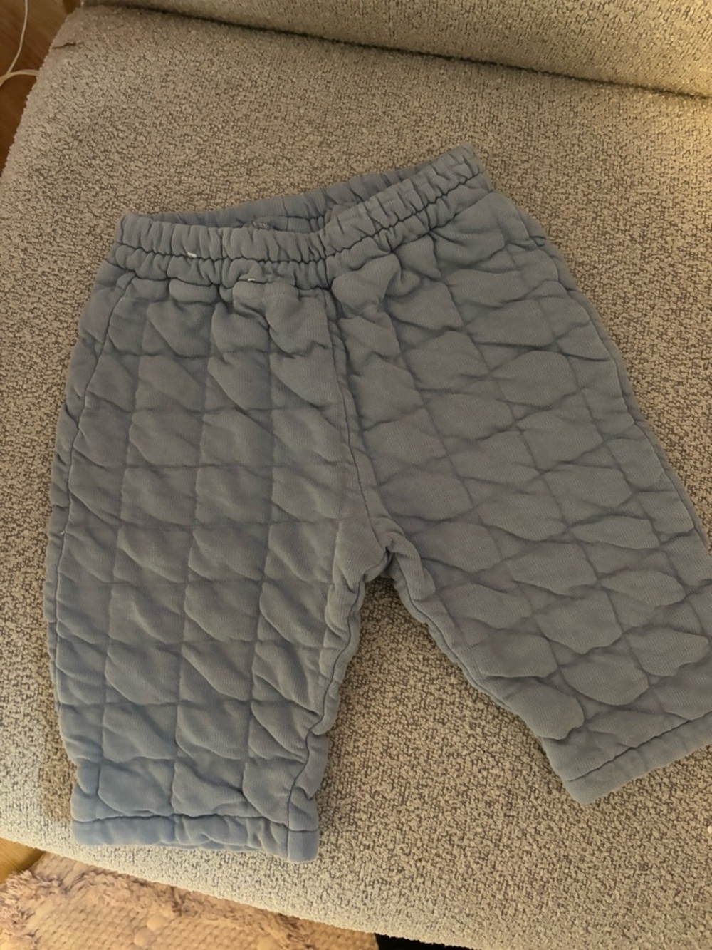 ZARA / Quilted Baby/ Pants in Light Blue